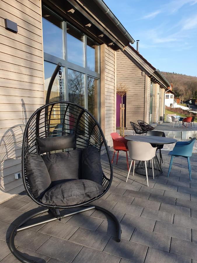 Odenwald-Lodge Mit Infrarotsauna Und E-Ladestation Im Naturpark Odenwald "Haus Himmelblau" Reichelsheim Exteriér fotografie