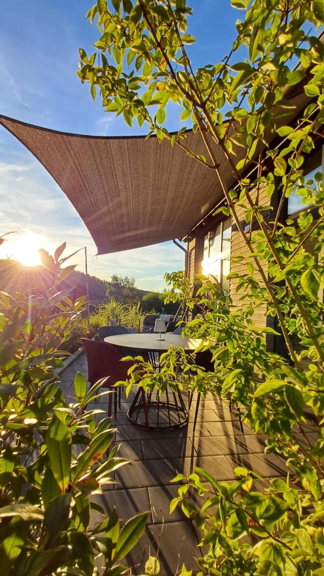 Odenwald-Lodge Mit Infrarotsauna Und E-Ladestation Im Naturpark Odenwald "Haus Himmelblau" Reichelsheim Exteriér fotografie